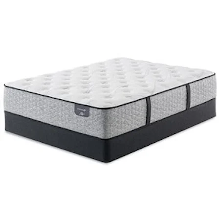 Queen Extra Firm Pocketed Coil Mattress and 9" Steel Foundation